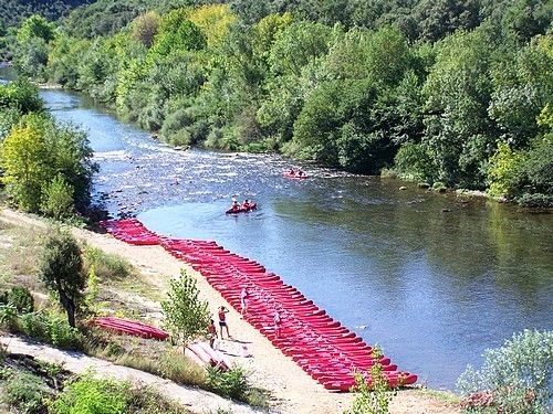 canoë dans l'Hérault
